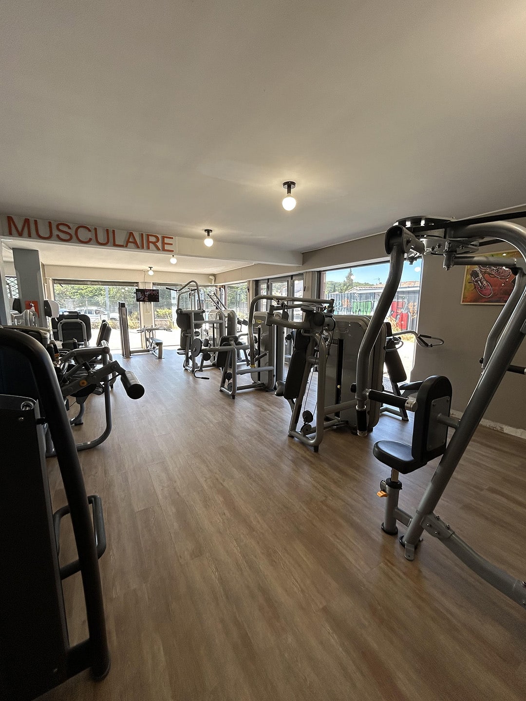 Zone d'entraînement musculation
